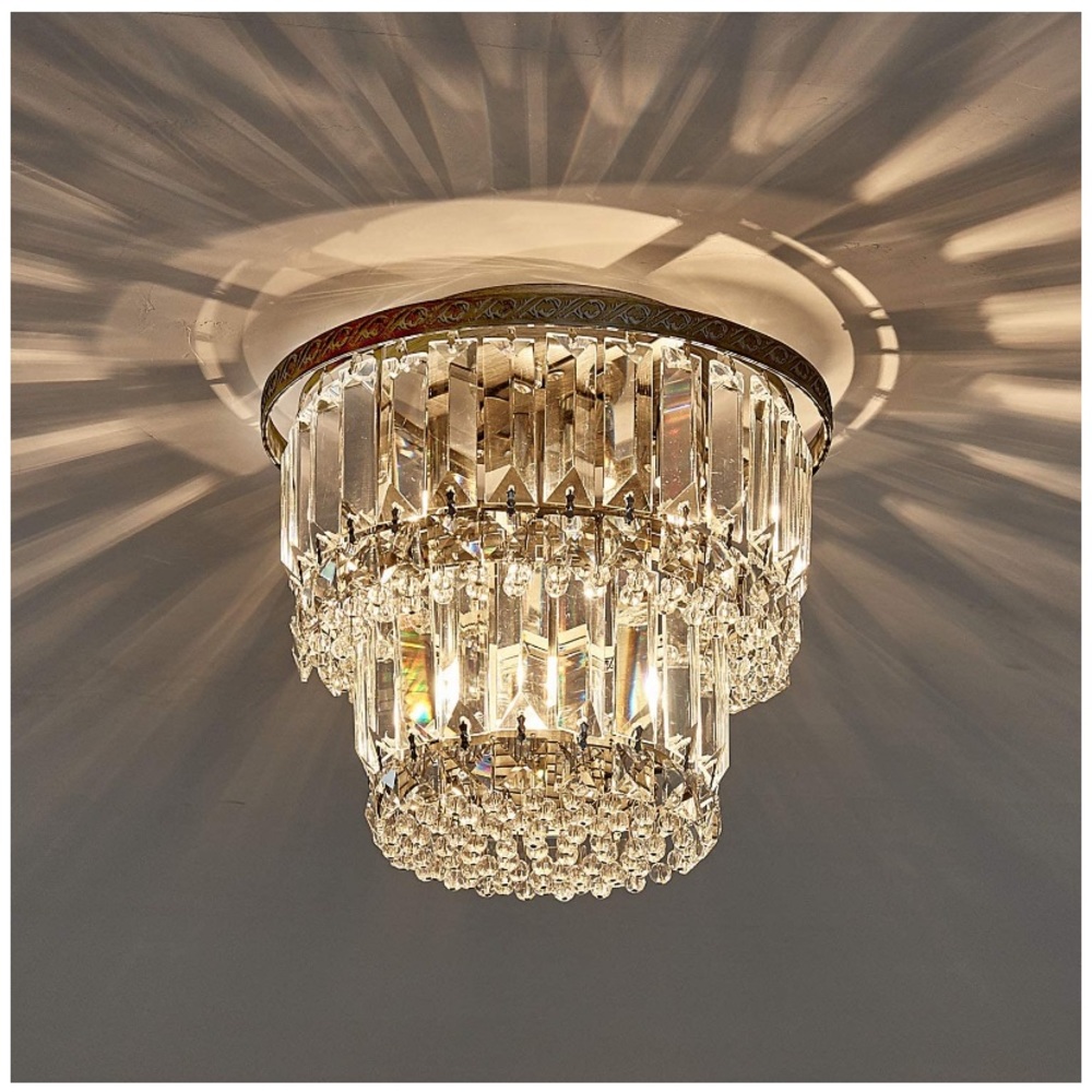 Crystal Raindrop Chandelier Lighting - Picture 2 of 11